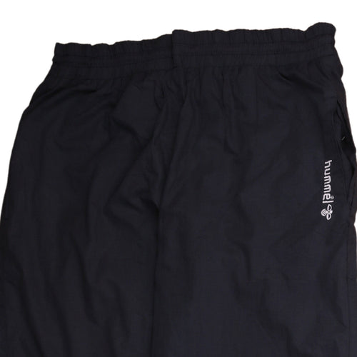 Hummel Men's Black Track Pants M Lightweight Sports Trousers