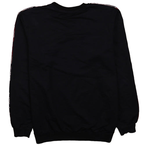 FILA Men's Black 2XL Crew Neck Pullover Sweatshirt with Logo