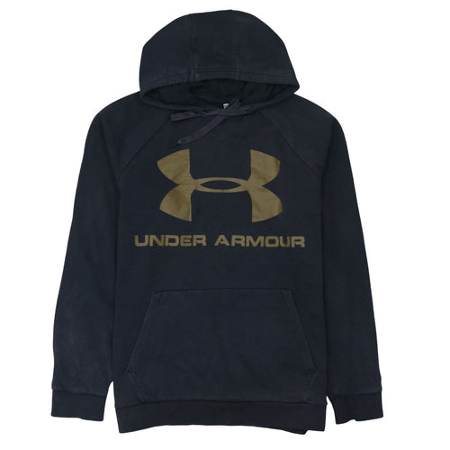Under Armour Men's Black Pullover Hoodie Medium Sports Fleece