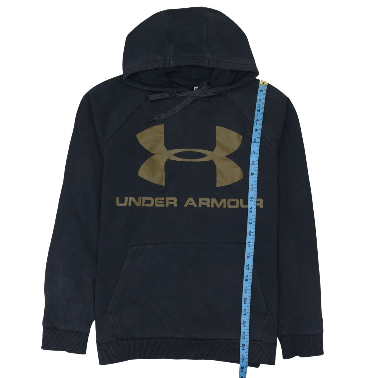 Under Armour Men's Black Pullover Hoodie Medium Sports Fleece