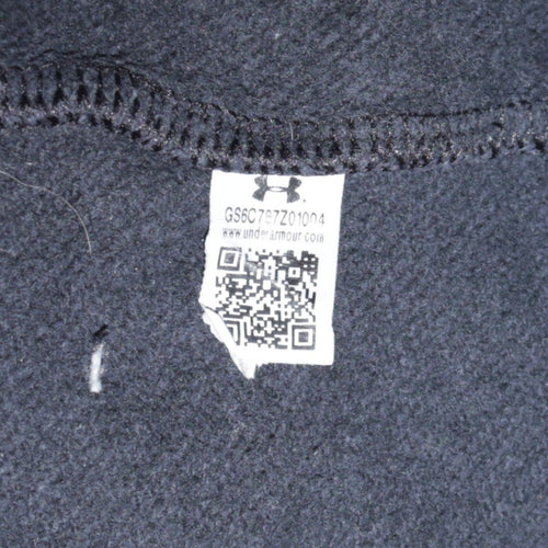 Under Armour Men's Black Pullover Hoodie Medium Sports Fleece