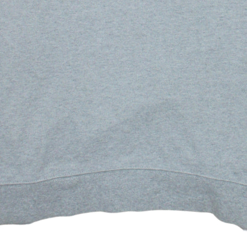 Adidas Men's Grey XL Crew Neck Sweatshirt Pullover Logo Fleece