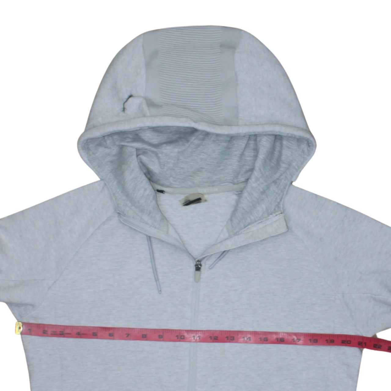 Gymshark Men’s Grey Full Zip Athletic Hoodie Size S