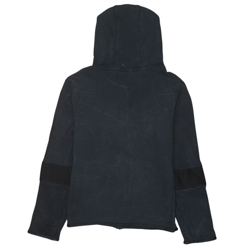 Nike Boys Black XL Full Zip Hoodie with Logo and Pockets