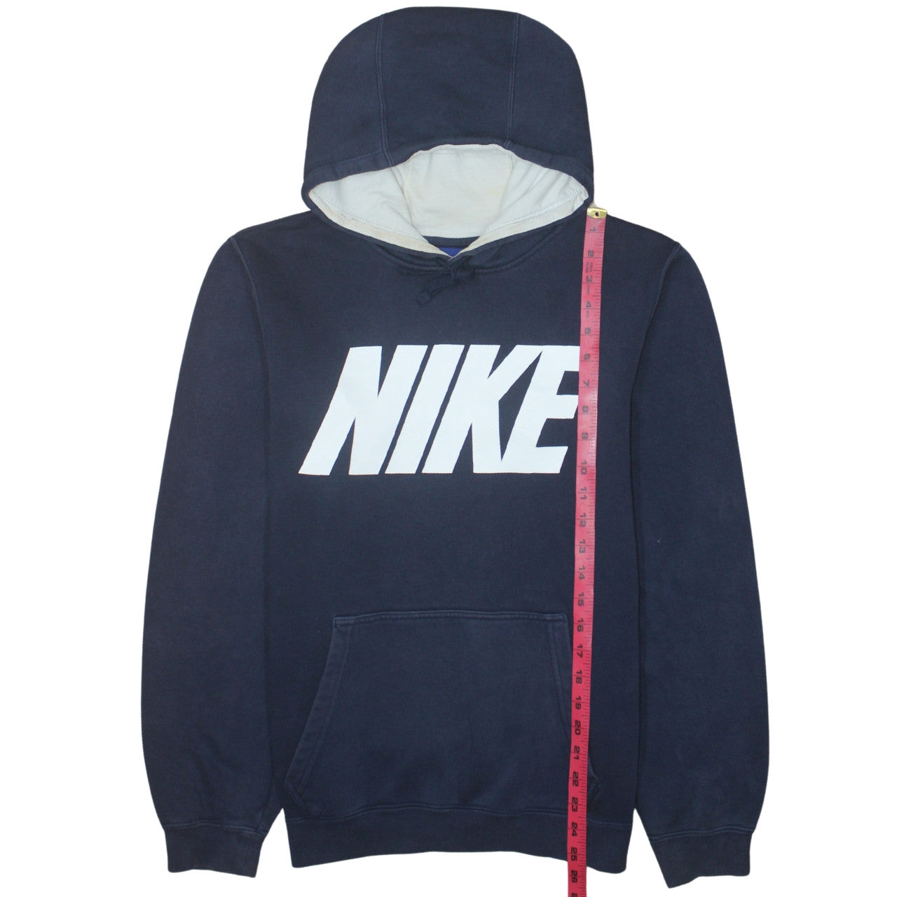 Nike Mens Blue S Pullover Hoodie Fleece Logo Sweatshirt