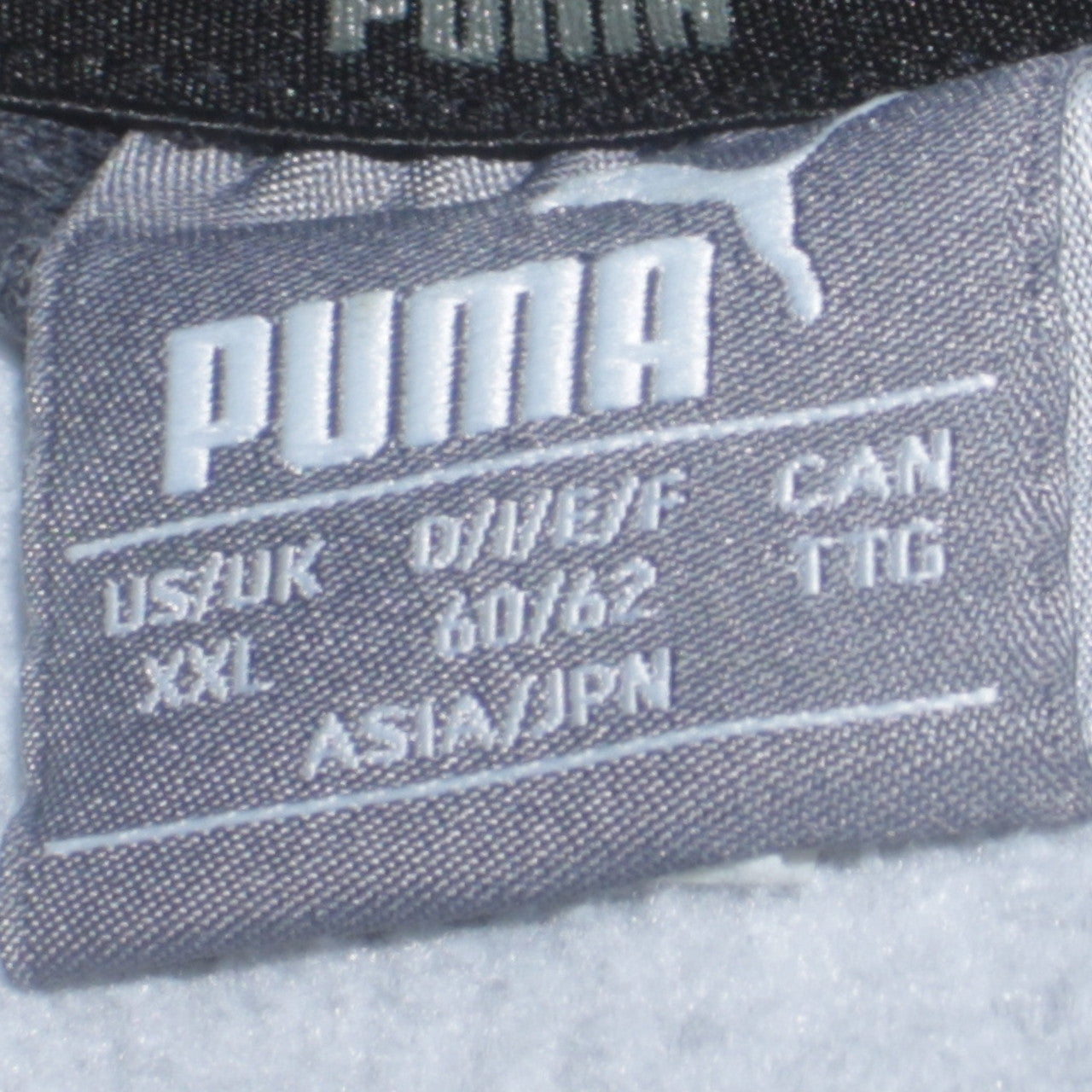 Puma Men’s Grey Full Zip Hoodie 2XL Regular Fit Fleece Sweatshirt