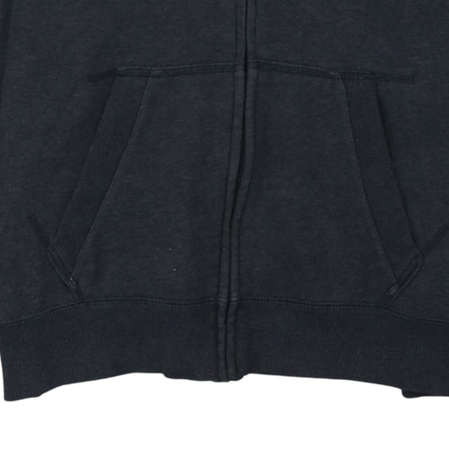Puma Men's Black Full Zip Hoodie Size L Sports Fleece Sweatshirt