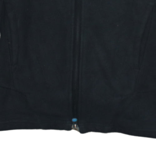 Adidas Women's Black Full Zip Hooded Fleece Jacket Size S