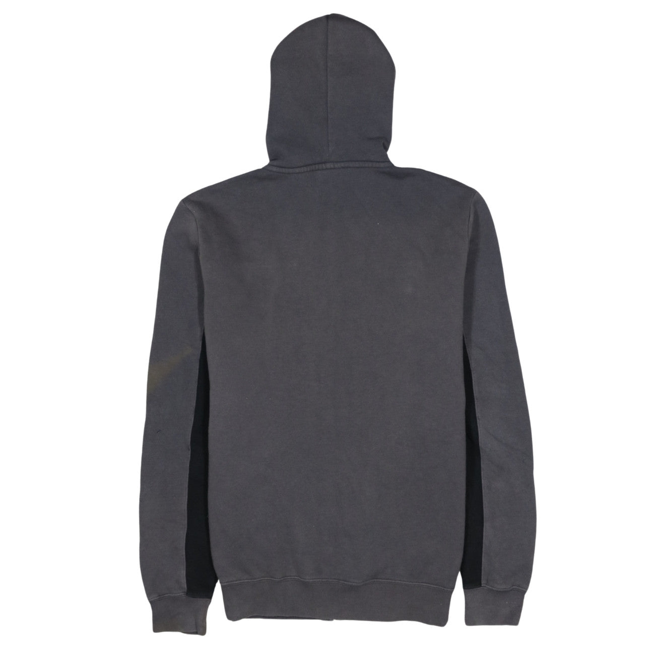Champion Men's Grey Full Zip Logo Hoodie Sweatshirt Size S