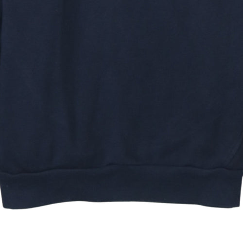 Adidas Boys Blue Pullover Hoodie 164cm Regular Fit Sportswear