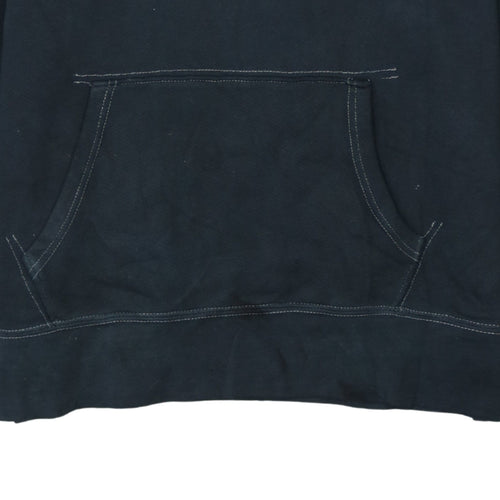 Levi's Men's Black Pullover Hoodie L Logo Fleece Sweatshirt