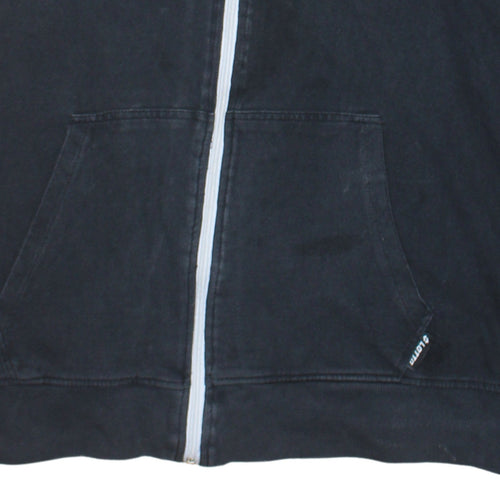 Lotto Men's Black 2XL Full Zip Hoodie Cotton Sweatshirt