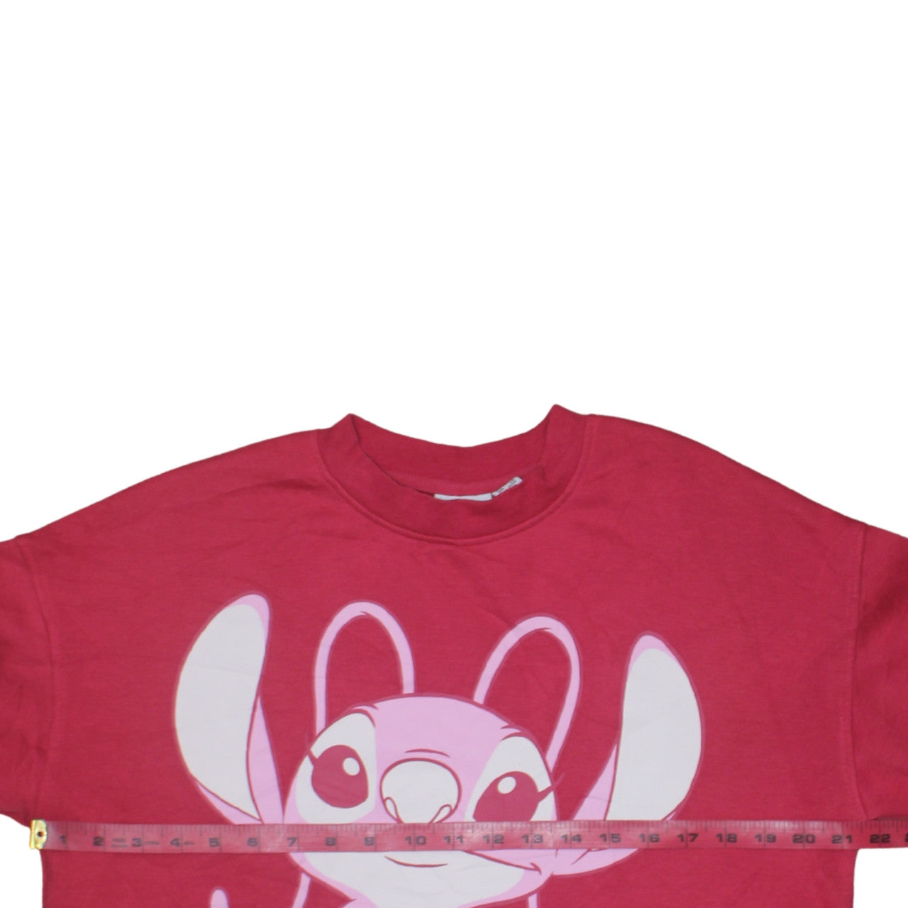 Disney Women’s Pink Pullover Sweatshirt Small Angel Graphic