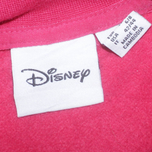 Disney Women’s Pink Pullover Sweatshirt Small Angel Graphic