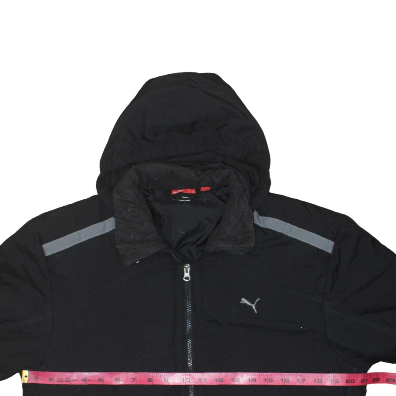 Puma Men's Black 2XL Hooded Full Zip Windbreaker Jacket