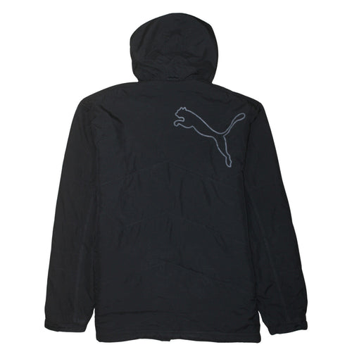 Puma Men's Black 2XL Hooded Full Zip Windbreaker Jacket