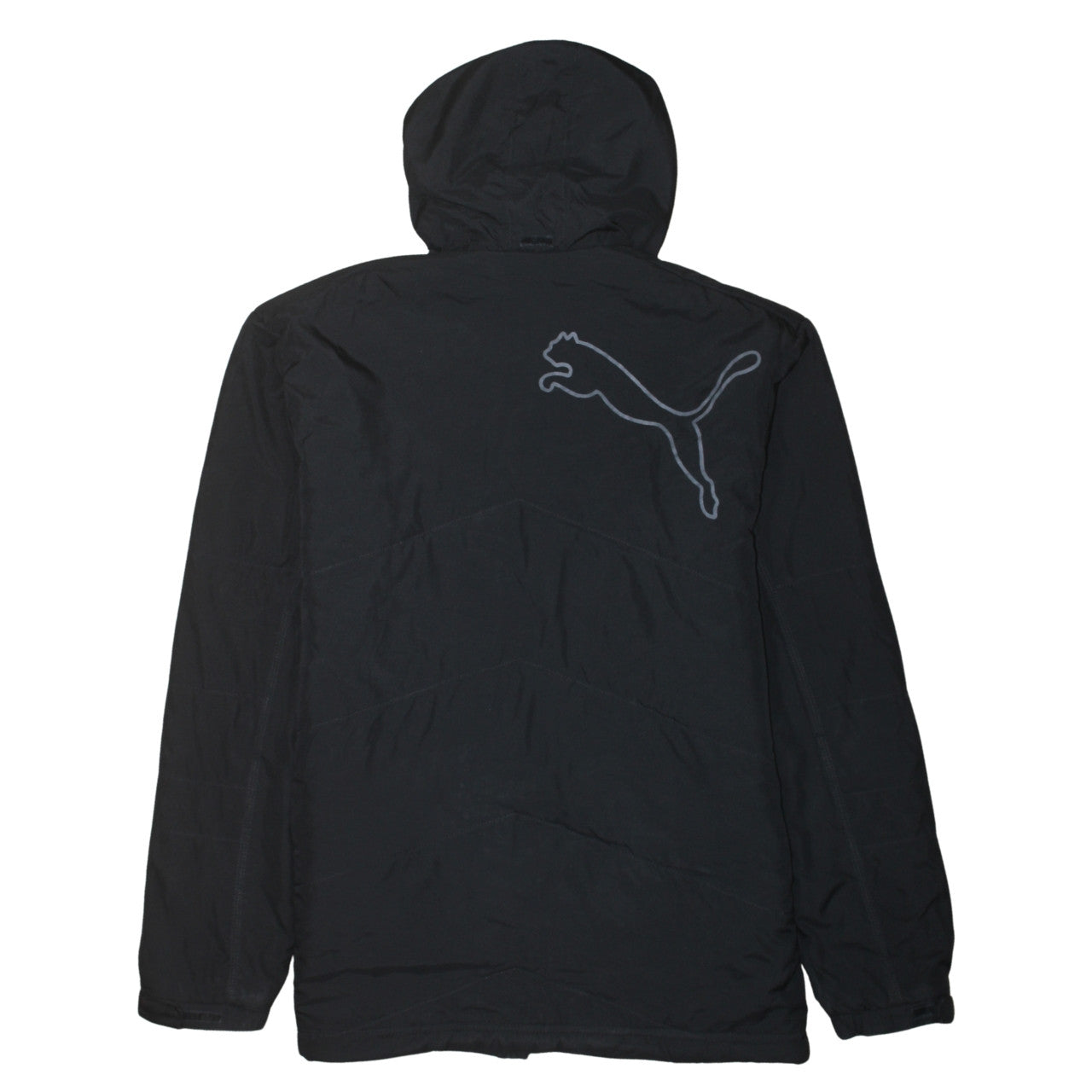 Puma Men's Black 2XL Hooded Full Zip Windbreaker Jacket