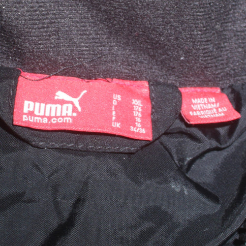 Puma Men's Black 2XL Hooded Full Zip Windbreaker Jacket
