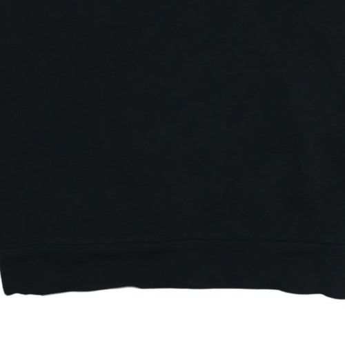 Calvin Klein Jeans Womens Black Small Logo Crew Neck Sweatshirt