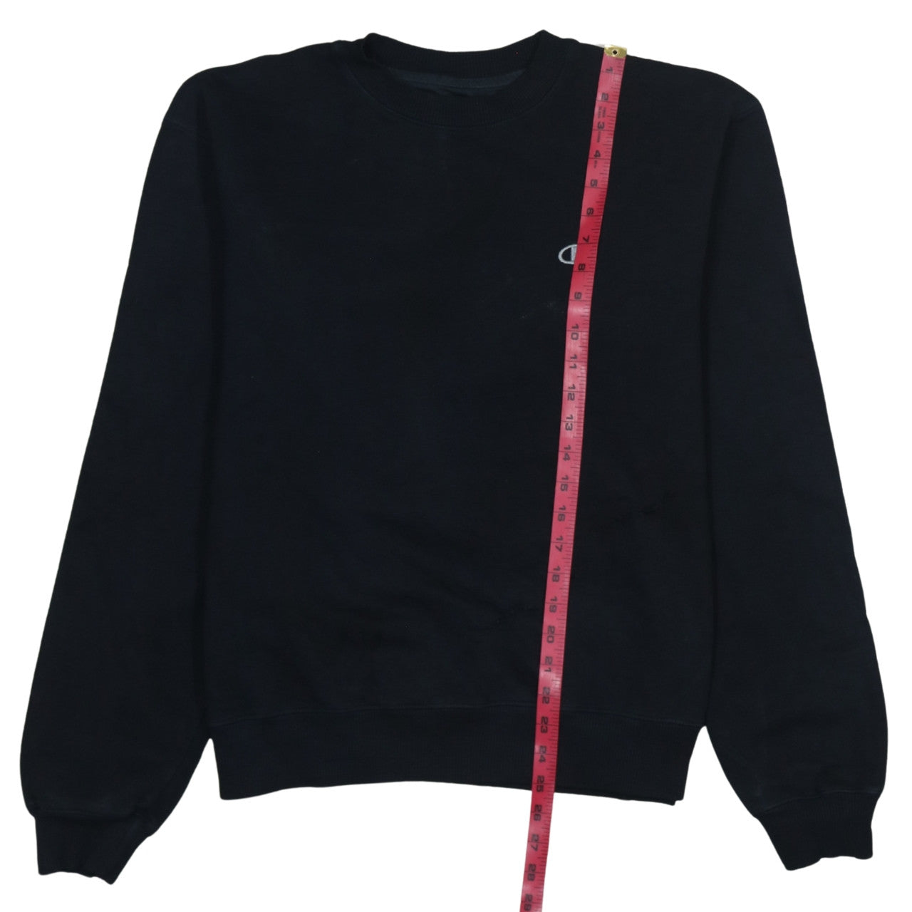 Champion Men's Black Medium Pullover Sweatshirt Crew Neck Fleece