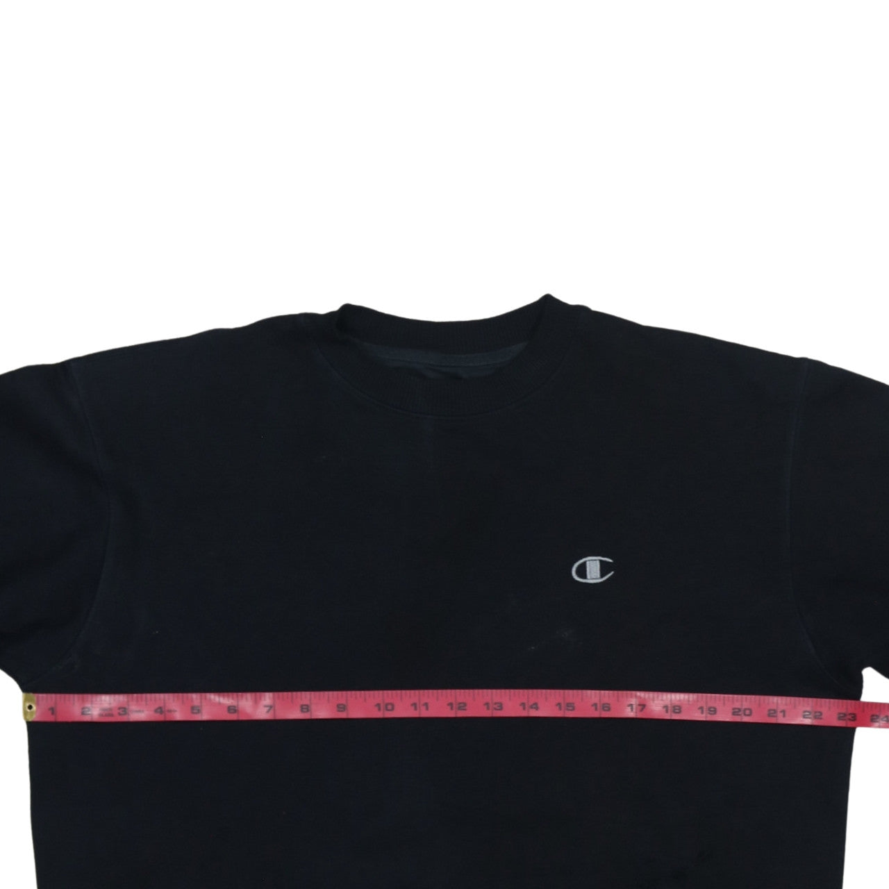 Champion Men's Black Medium Pullover Sweatshirt Crew Neck Fleece