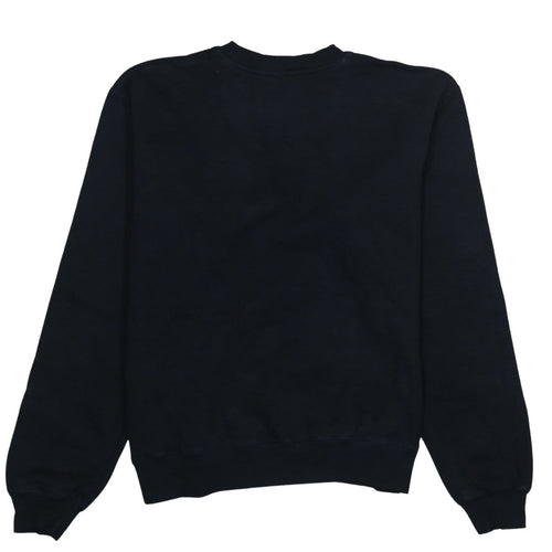 Champion Men's Black Medium Pullover Sweatshirt Crew Neck Fleece