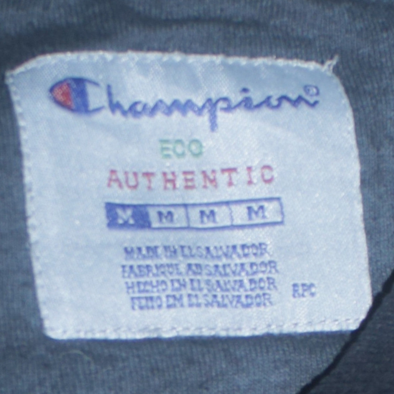 Champion Men's Black Medium Pullover Sweatshirt Crew Neck Fleece