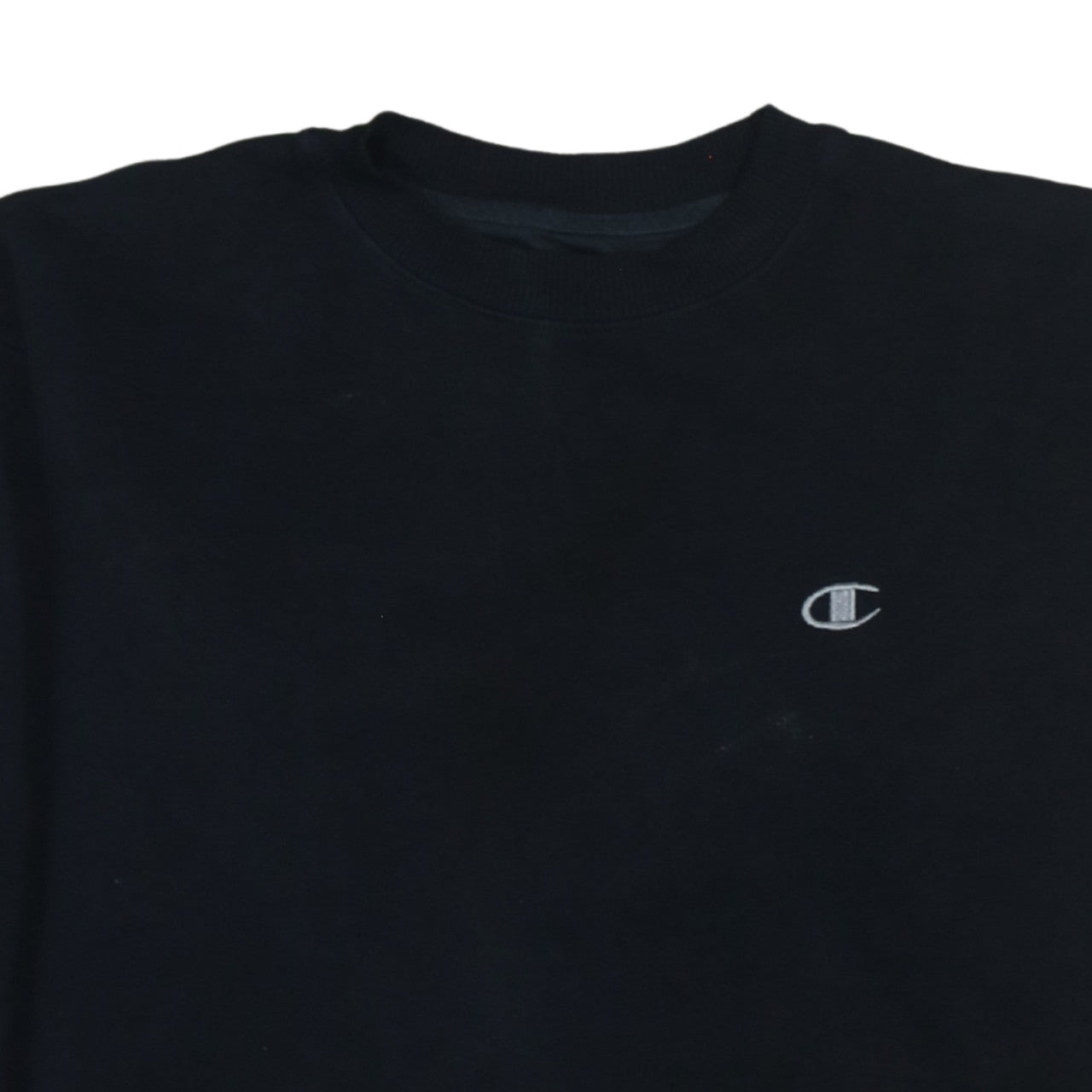 Champion Men's Black Medium Pullover Sweatshirt Crew Neck Fleece