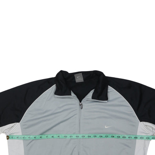 Nike Mens Black Grey XL Track Jacket Full Zip Activewear