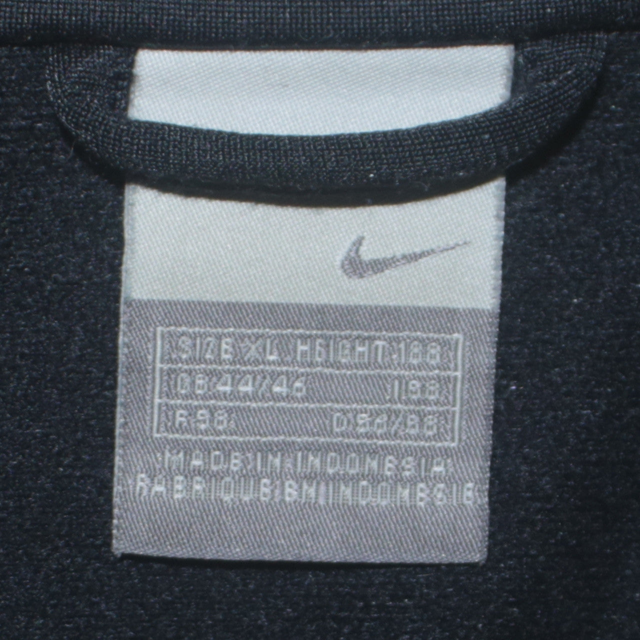 Nike Mens Black Grey XL Track Jacket Full Zip Activewear