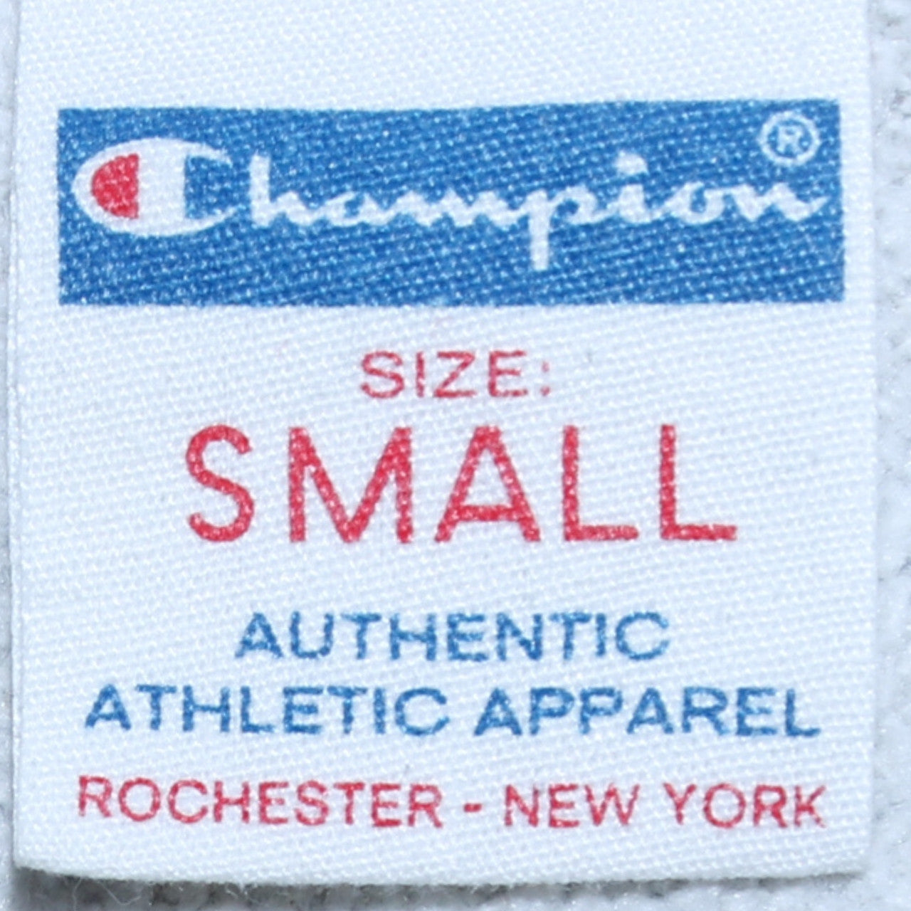 Champion Men's Grey Small Full Zip Hoodie with Blue Lining