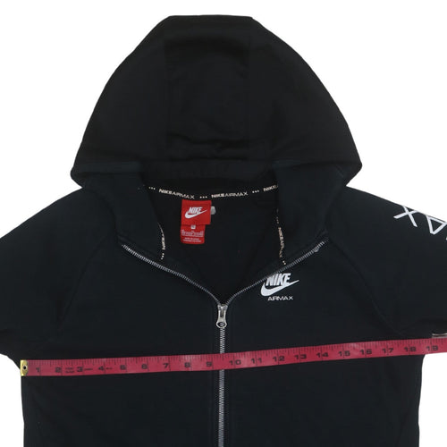 Nike Boys Black Air Max Full Zip Hoodie XL 13-15 Years Fleece Sweatshirt