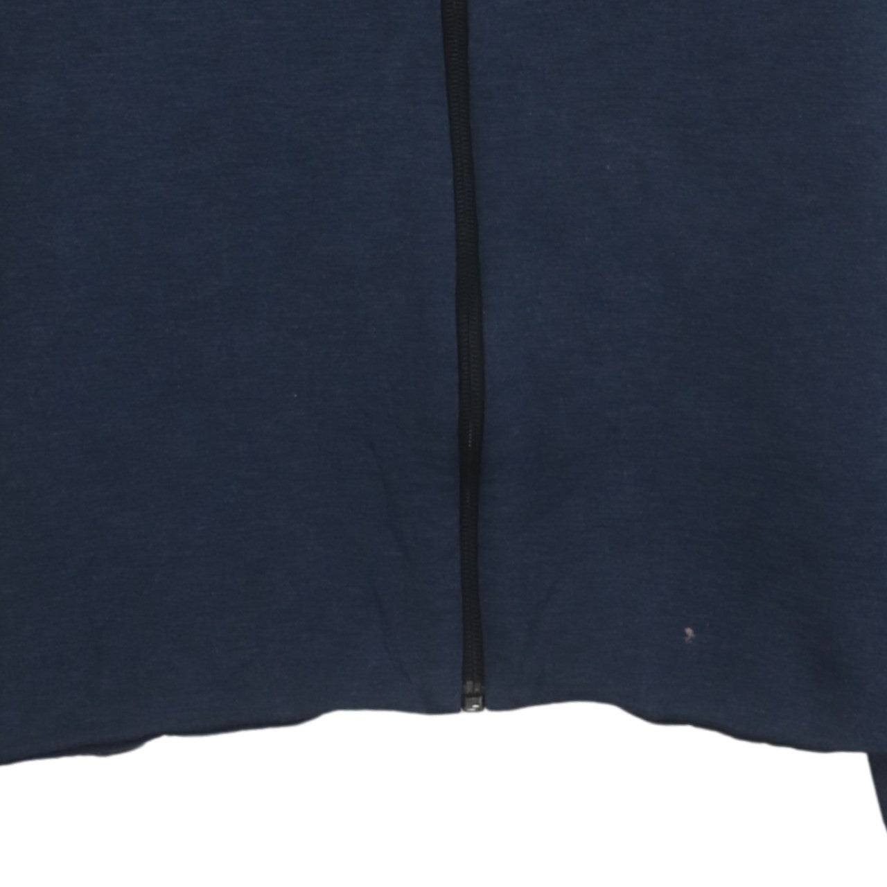 Adidas Womens Navy Blue Full Zip Hoodie Size 12-14 M Cotton Blend