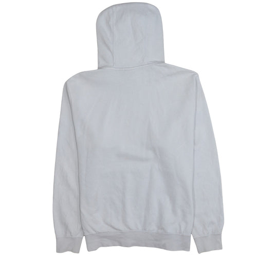 Nike Men's White Pullover Hoodie L Fleece Regular Fit Sportswear