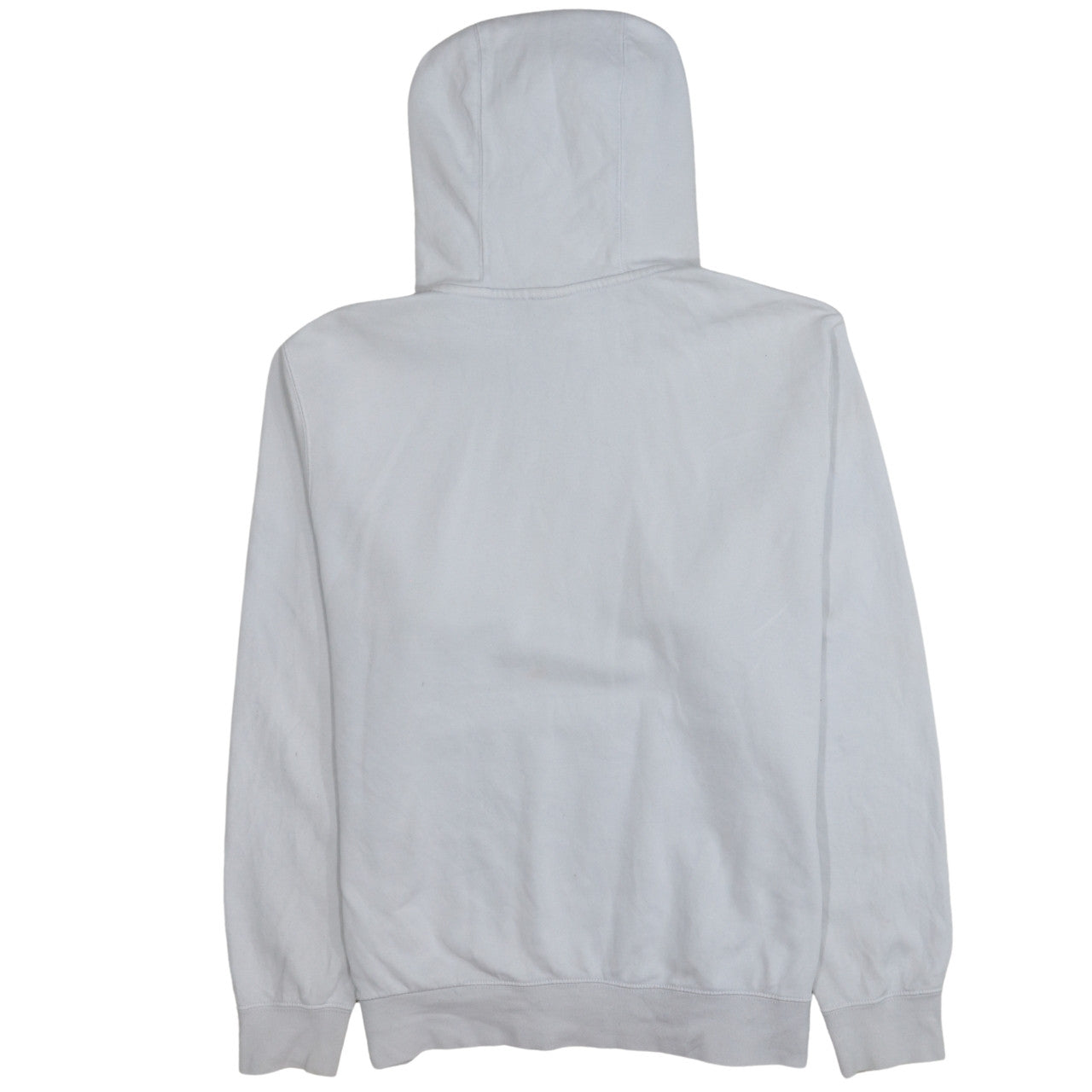 Nike Men's White Pullover Hoodie L Fleece Regular Fit Sportswear