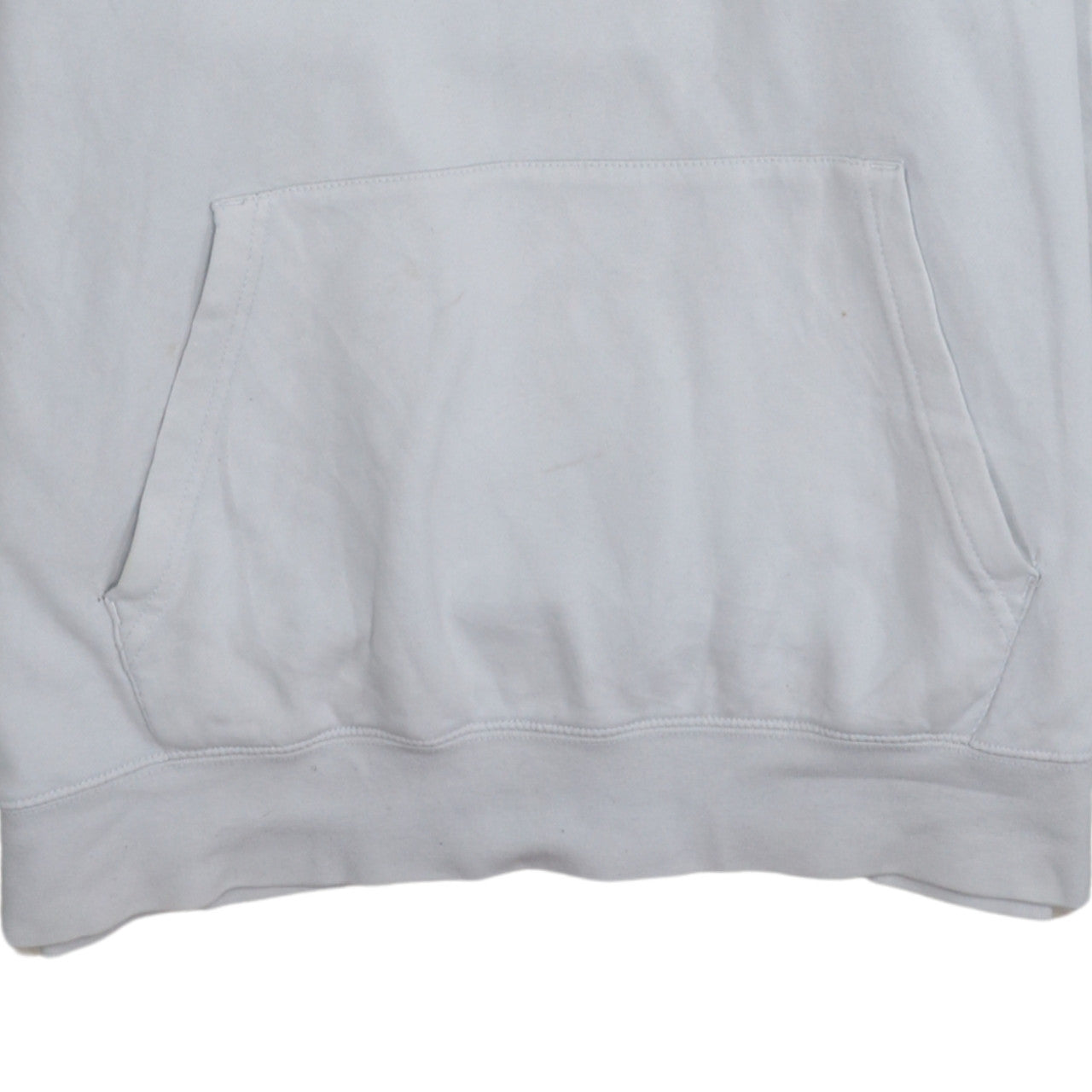 Nike Men's White Pullover Hoodie L Fleece Regular Fit Sportswear