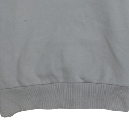 Fred Perry Men's Grey L 1/4 Zip Cotton Sweatshirt