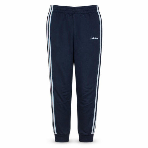 Adidas Womens Blue Track Pants Size 12-14 Elastic Waist Side Stripe