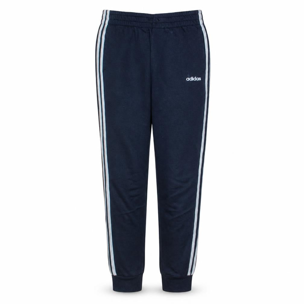 Adidas Womens Blue Track Pants Size 12-14 Elastic Waist Side Stripe