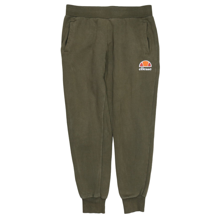 Ellesse Womens Green Jogger Trousers UK 10 Regular Fit Fleece
