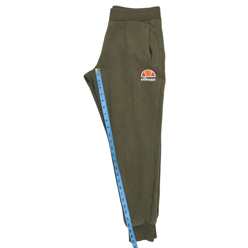 Ellesse Womens Green Jogger Trousers UK 10 Regular Fit Fleece