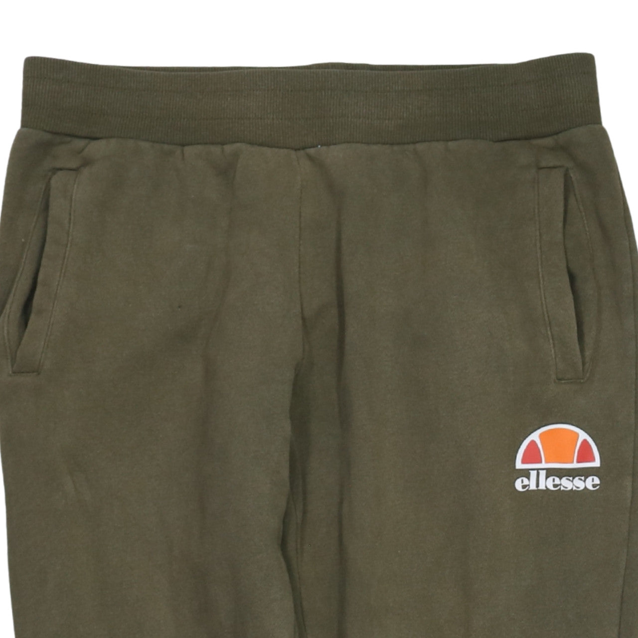 Ellesse Womens Green Jogger Trousers UK 10 Regular Fit Fleece