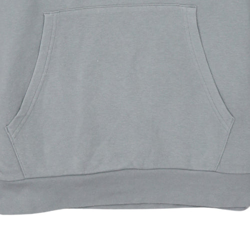 Champion Boys Grey 2XL Hoodie Pullover Cotton Blend Logo Sweatshirt