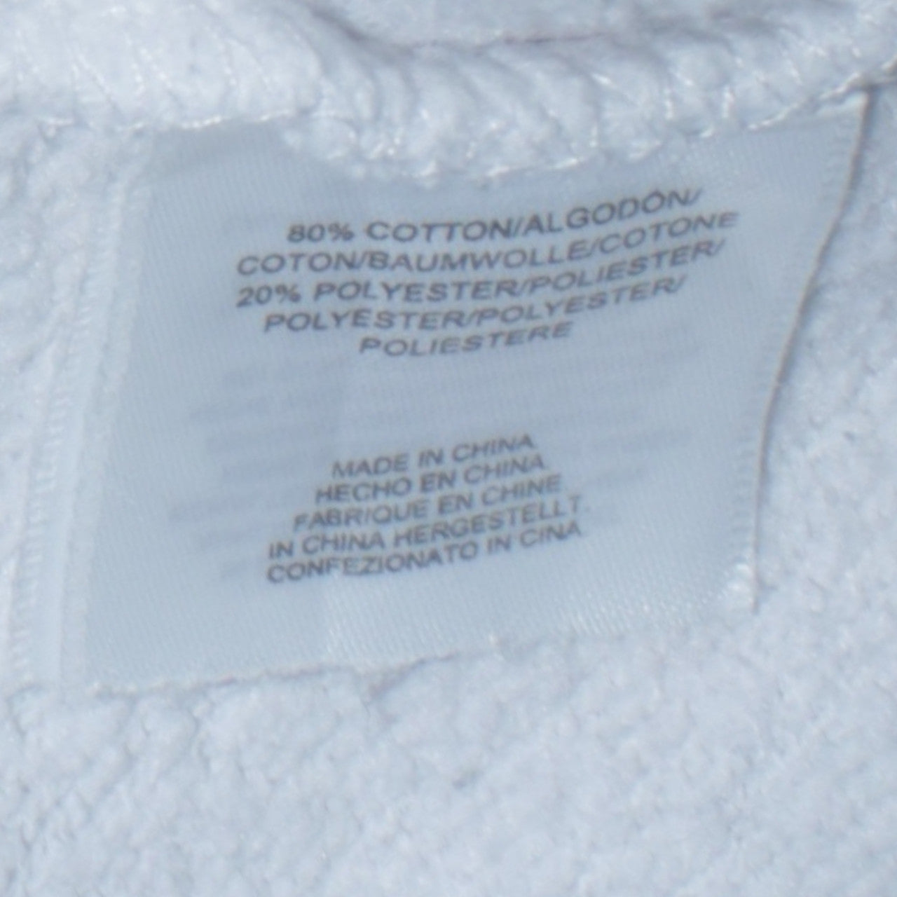 Fila Men's White Pullover Hoodie S Logo Graphic Cotton Blend
