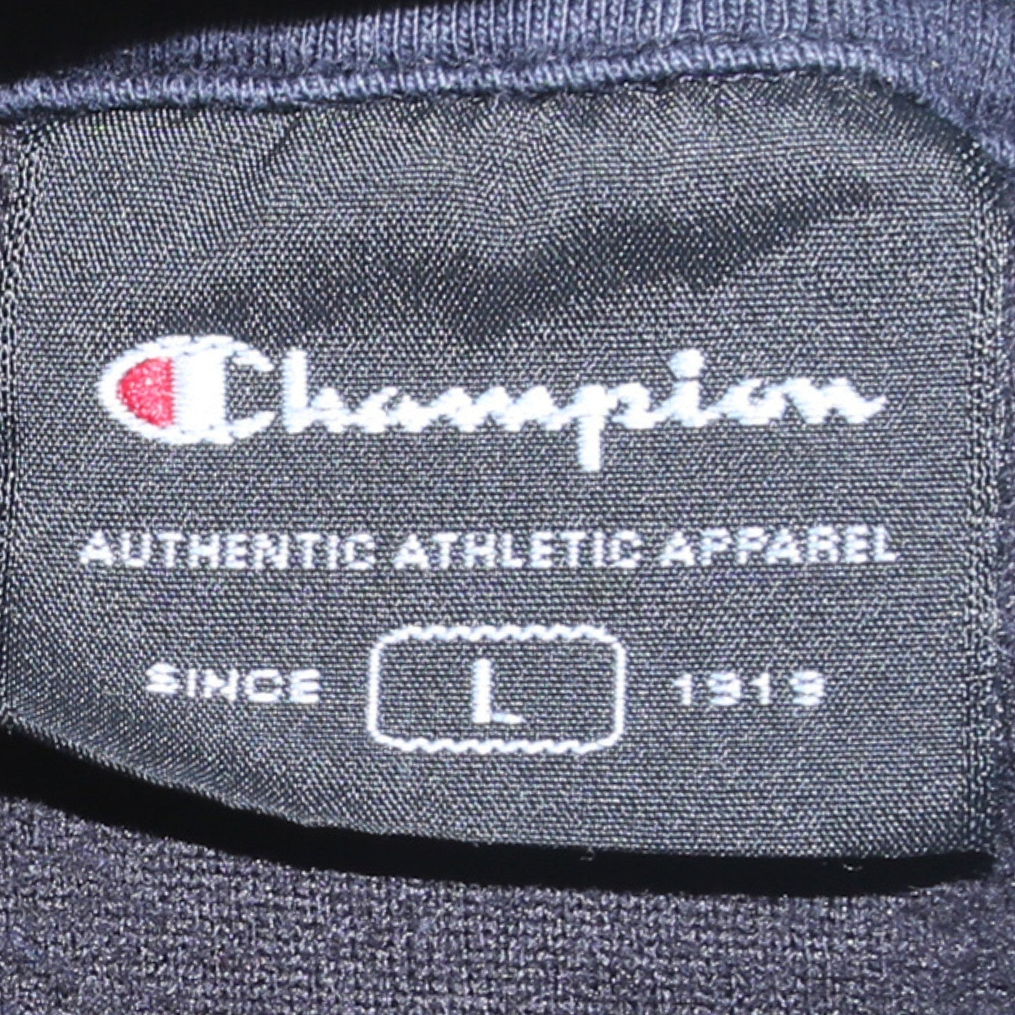 Champion Women's Black Fleece 1/2 Zip Pullover Sweatshirt Size L