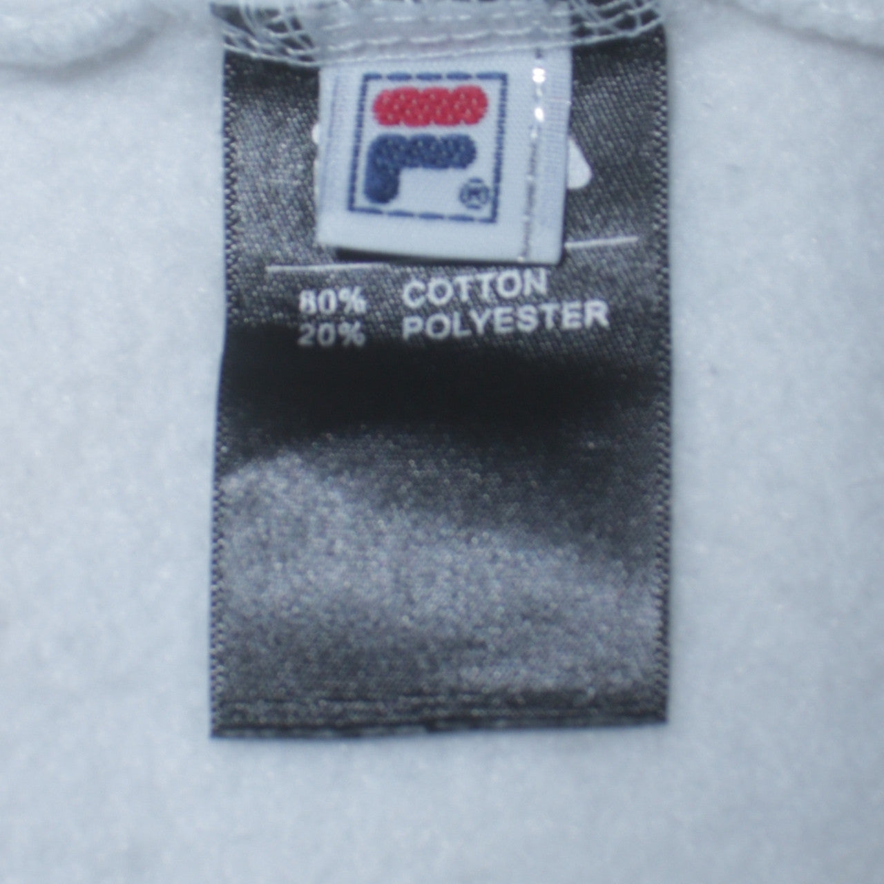 FILA Men’s White Sleeveless Hoodie Vest XL Sports Fleece