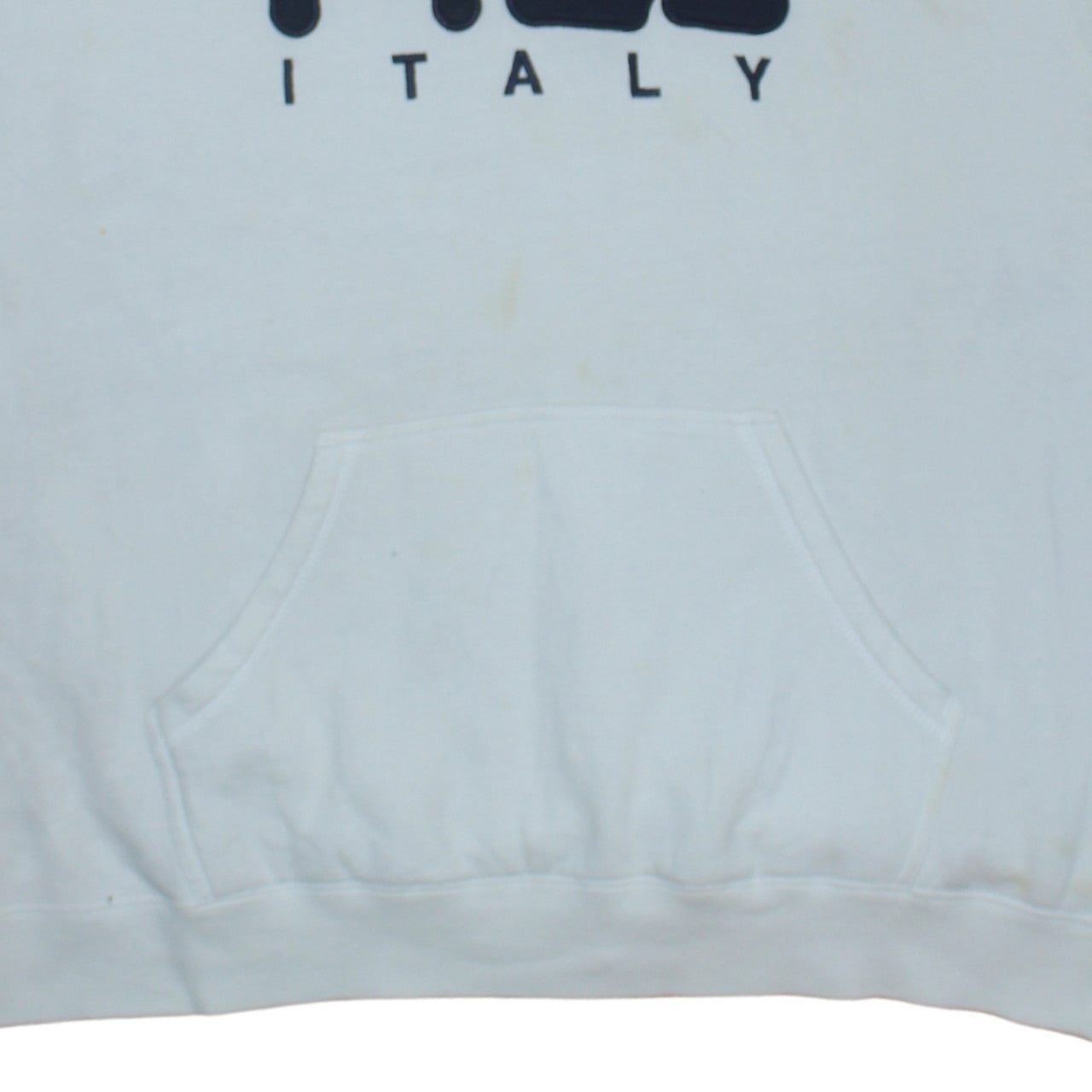 FILA Men’s White Sleeveless Hoodie Vest XL Sports Fleece