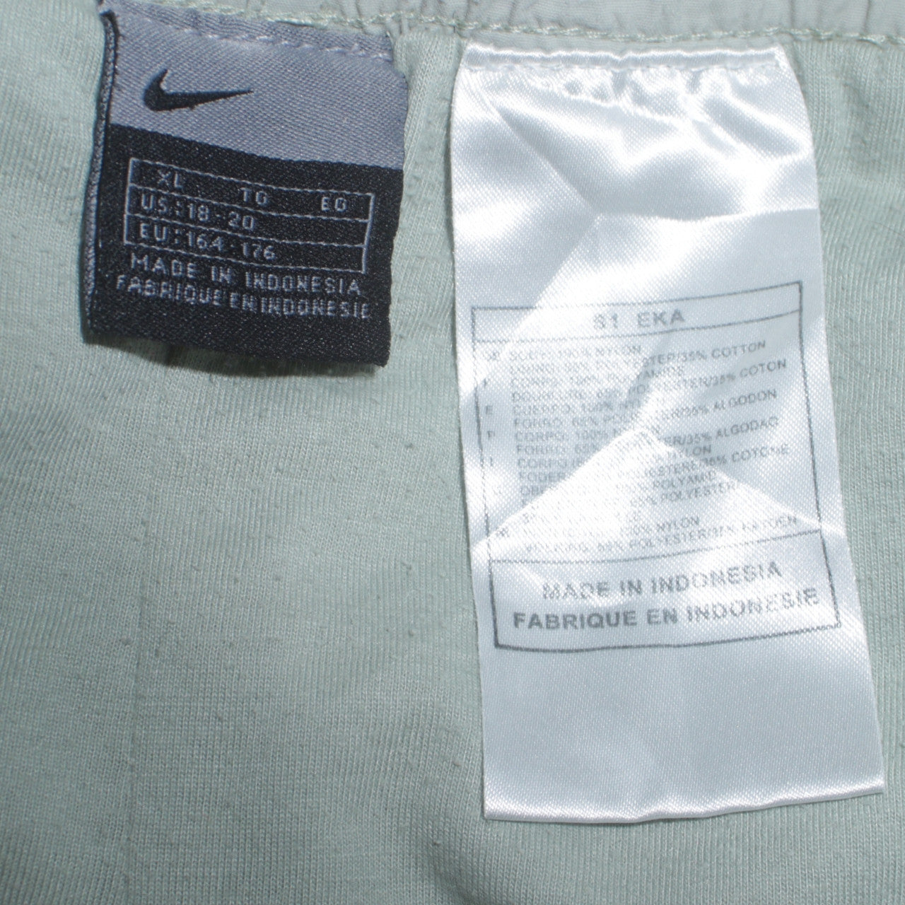 Nike Womens Blue Jogger Trousers XL Elastic Waist Lightweight Casual