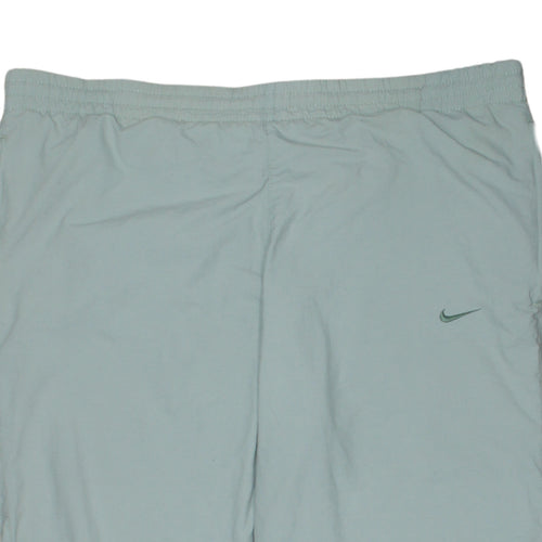 Nike Womens Blue Jogger Trousers XL Elastic Waist Lightweight Casual