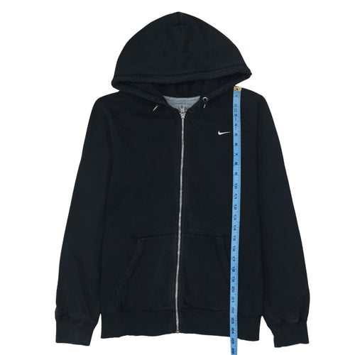 Nike Womens Black Full Zip Hoodie XL Cotton Blend Casual